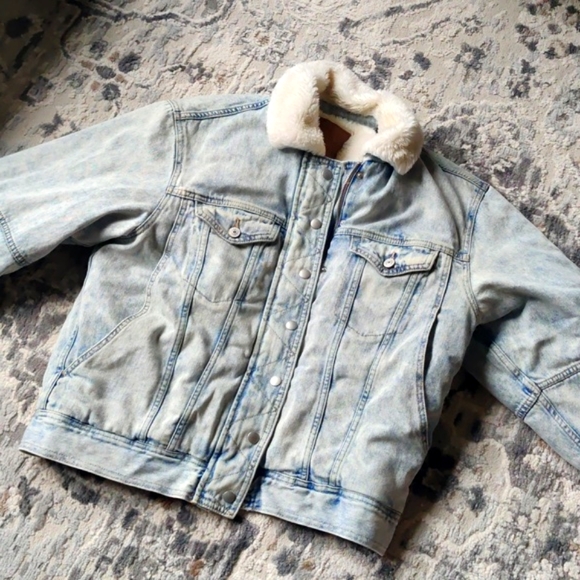 American Eagle Denim Jacket - Size L - Picture 1 of 10